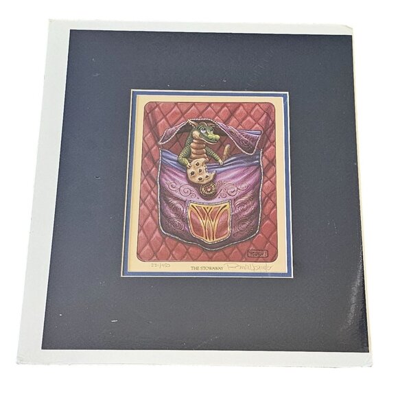 Randal Spangler Limited Edition Print The Stowaway 231/950 Fantasy Dragon Dragli